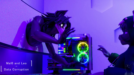 5_fingers animal_genitalia animal_penis anthro anthro_pred anthro_prey balls big_penis black_body black_hair blue_eyes bodily_fluids bottomless buckteeth butt clothed clothed/nude clothing coming_out_of_screen computer computer_screen confusion crawling cum cum_in_hair cum_on_arm cum_on_belly cum_on_body cum_on_face cum_on_neck cum_on_self digestion duo ejaculation electronics empty_eyes erection eye_contact fatal_vore fingers gaming_chair genital_fluids genitals getting_up green_clothing green_hoodie green_topwear hair hand_on_belly hand_on_shoulder head_first hoodie humanoid_genitalia humanoid_penis inside knot larger_pred logo looking_at_another lying male male/male male_pred male_prey masturbation moan nipples nude on_back open_mouth oral_vore penile penile_masturbation penis red_penis rumbling_stomach sharp_teeth sitting sitting_on_ground size_difference soft_vore struggling struggling_prey tail talking_to_prey teeth topwear unwilling_prey vein veiny_penis vore white_eyes sound_warning twitchyanimation bluejuicyjuice_(modeler) da.nilkaz_(modeler) leo_(twitchyanimation) mal0 mammal mouse murid murine rodent 16:9 3d_(artwork) 3d_animation animated artist_logo blender_(artwork) credits digital_media_(artwork) hi_res huge_filesize long_playtime sound voice_acted webm widescreen