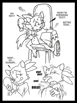 anthro belly black_border border chair expansion feederism female furniture overweight overweight_anthro overweight_female shrinking simple_background sitting size_transformation solo text transformation white_background krystalvix sega sonic_the_hedgehog_(series) blaze_the_cat domestic_cat felid feline felis mammal 2014