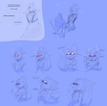 anthro asphyxiation clothing cyanosis drowned drowning female maid_uniform solo taking_in_water underwater uniform water qwaasder nintendo pokemon generation_6_pokemon noivern pokemon_(species) hi_res monochrome multiple_images