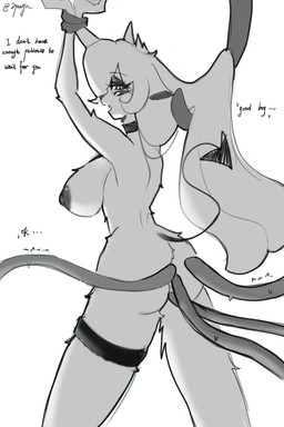 anthro female horn sex solo tentacle_sex tentacles bovid caprine mammal sheep succubus absurd_res hi_res