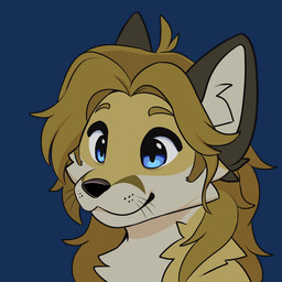 blonde_hair blue_eyes hair yapping yellow_body feve edgar_vladilisitsa canid canine fox mammal 1:1 animated loop