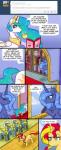 2014 comic english_text equestria_girls equid equine feathered_wings feathers female feral friendship_is_magic hasbro hi_res horn loopend male mammal my_little_pony mythological_creature mythological_equine mythology princess_celestia_(mlp) princess_luna_(mlp) royal_guard_(mlp) sunset_shimmer_(eg) text unicorn winged_unicorn wings young