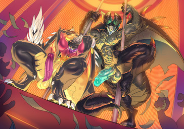abs ambiguous_gender anthro anthrofied arm_spikes balls banknote biceps big_penis bouncing_penis chin_horn claws crouching dancing detailed_background detailed_scales dewclaw digitigrade duo_focus dutch_angle elbow_spikes erection facial_horn fangs foreskin frill_(anatomy) front_view furgonomic_piercing furgonomics genitals grey_claws group hands_behind_head head_spikes holding_money holding_object horn horn_piercing horn_ring_(piercing) humanoid_genitalia humanoid_penis inside knee_spikes leg_spikes low-angle_view male male_anthro male_focus male_stripper membrane_(anatomy) membranous_wings money motion_lines muscular muscular_male nipple_piercing nipple_ring nipples nude on_one_leg pecs penis piercing pole pole_dancing pose presenting presenting_penis raised_leg retracted_foreskin ring_piercing scales sharp_teeth silhouette spiked_tail spikes spikes_(anatomy) spread_legs spreading stage standing stripper tail tail_frill teeth vein veiny_penis white_claws wing_spikes wings javkiller capcom monster_hunter mythology alexander_(lieutenantskittles) fan_character sergio_(lieutenantskittles) alatreon dragon elder_dragon mythological_creature mythological_scalie nergigante scalie 2024 detailed hi_res