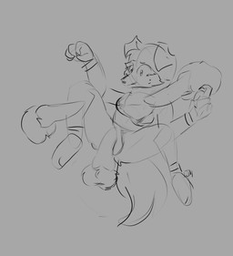 bound chain chained female forced group male male/female djmilotic blizzard_entertainment warcraft canid canine canis fox mammal vulpera werecanid werecreature wolf worgen hi_res monochrome sketch