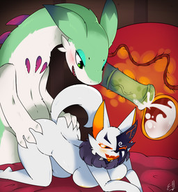 animal_genitalia animal_penis anthro anthro_on_feral anthro_penetrated areola bestiality black_nose blush bodily_fluids breasts cervical_contact cheek_tuft cum cum_in_uterus cum_in_vagina cum_inside duo ear_markings equine_genitalia equine_penis erection facial_tuft female female_on_feral female_penetrated feral feral_penetrating feral_penetrating_anthro fur genital_fluids genitals green_body green_fur hair internal internal_vaginal looking_at_viewer male male/female male_penetrating male_penetrating_female markings multicolored_body multicolored_fur nipples nude open_mouth orange_insides orange_tongue orange_vulva penetration penile penile_penetration penis penis_in_vagina sex simple_background smile tail tongue tongue_out tuft two_tone_body two_tone_fur unusual_insides uterus vaginal vaginal_penetration vulva white_body white_fur e-01 palworld pocketpair neve_(deidra) zero_one canid canine canis chillet mammal pal_(species) wolf zerian_(species) digital_media_(artwork) hi_res