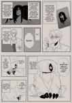 clothing coat comic english_text eyewear father_(lore) glasses hairy hard_translated human lab_coat mammal monster monster_girl_(genre) not_furry parent_(lore) sanzo scientist text third-party_edit topwear translated translation_edit tusks