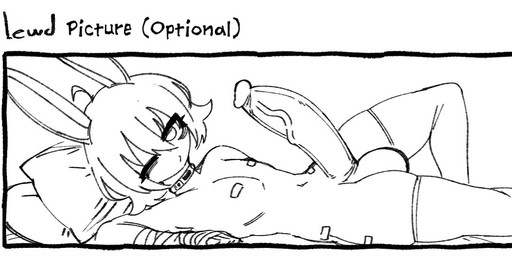 ahoge anthro arm_wraps balls band-aid bandage big_balls big_penis choker clothed clothing collar crossdressing femboy flat_chested genitals hair jewelry legwear lying male midriff navel necklace nipple_tape one_eye_closed pasties penis pillow pose rabbit_ears short_hair slim solo tape text thigh_highs vein veiny_penis wink wraps probablyavv humanoid lagomorph leporid mammal rabbit 2025 monochrome