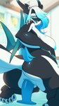 anthro anus big_breasts big_butt black_body blue_hair blue_nipples blush bouncing_breasts breasts butt dildo dildo_in_pussy dildo_insertion female genitals hair masturbation multicolored_body nipples nude penetration pussy sex_toy sex_toy_in_pussy sex_toy_insertion solo two_tone_body vaginal vaginal_masturbation vaginal_penetration white_body rainbowscreen mythology penelope_(rainbowscreen) cetacean coral_dragon_(rainbowwave) dolphin dragon hybrid mammal marine mythological_creature mythological_scalie oceanic_dolphin orca scalie toothed_whale 2025 2d_animation animated frame_by_frame hi_res