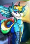 2014 anthro anthrofied arms_behind_head bed blue_fur clothing cutie_mark equine eyes_closed female friendship_is_magic fur hair horse mammal multi-colored_hair my_little_pony navel open_mouth panties pegasus pony rainbow_dash_(mlp) rainbow_hair saliva solo teeth thigh_highs tongue underwear wings xxxbiliwinxxx yawn
Rating: Questionable
Score: 8
User: lemongrab
Date: March 05, 2014