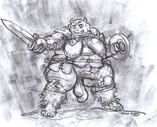 2_horns angry anthro armor armwear bag balls belly belt belt_pouch big_balls big_breasts biped breasts clothed clothing elderly erection genitals gynomorph holding_object holding_weapon horn huge_breasts humanoid_genitalia humanoid_penis intersex knee_pads leg_warmers leggings legwear mature_anthro mature_gynomorph mature_intersex melee_weapon montgomery_glands nipples nude open_mouth overweight overweight_anthro overweight_gynomorph overweight_intersex penis saggy_balls shield simple_background solo standing sword teeth thick_penis thick_thighs vein veiny_penis warrior weapon wide_hips wittless-pilgrim undertale undertale_(series) toriel boss_monster_(undertale) bovid caprine goat mammal monster 2021 detailed greyscale monochrome signature traditional_media_(artwork) watermark