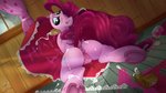 absurd_res anal anal_beads anal_penetration anus butt equid equine female feral friendship_is_magic genitals hasbro hi_res inside kinkypinkie looking_back mammal my_little_pony penetration pinkie_pie_(mlp) pussy sex_toy solo sploot tail tail_aside tongue tongue_out window