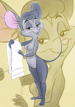 3_toes anthro breasts curvy_figure eyelashes feet female glance half-closed_eyes holding_object holding_towel humanoid_feet humanoid_heel looking_at_viewer narrowed_eyes nude plantigrade smile smiling_at_viewer solo standing tail toes towel wide_hips zoom_layer ribnose stay_tuned helen_knable house_mouse mammal mouse murid murine rodent 2010 monochrome sepia source_request unavailable_at_source