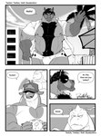 2023 anthro appletun ball beach beach_ball beard big_bulge big_muscles black_hair body_hair bottomwear bulge chest_hair clothed clothing comic deadanthro detailed_background dialogue dragon dragonite elemental_creature english_text equid facial_hair floppy_ears flora_fauna generation_1_pokemon generation_7_pokemon generation_8_pokemon gesture glare group hair happy_trail hat hat_over_eyes headgear headwear hi_res holding_object huge_muscles inflatable larger_male looking_at_another looking_at_partner macoun_(deadanthro) male male/male mammal mature_male monochrome mudsdale multiple_images muscular muscular_male mythological_creature mythological_scalie mythology nintendo nipples obscured_eyes open_clothing open_topwear overweight overweight_male partially_clothed pat_(deadanthro) plant pokemon pokemon_(species) pubes scalie seaside shaded size_difference smaller_male speech_bubble swimwear text tight_bottomwear tight_clothing topless topwear tucker_(deadanthro) waving