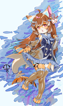 4_fingers 4_toes accessory anthro areola artist_initials biped blue_claws blue_highlights blue_markings breasts brown_hair brown_markings claws clothed clothing countershade_face countershade_hands countershade_legs countershade_neck countershade_tail countershading dress ear_markings feet female female_anthro fin fingers furgonomics glistening glistening_body glistening_ears glistening_hair glistening_legs glistening_tail hair hair_accessory highlights_(coloring) hip_fins ineffective_clothing knock-kneed markings midair navel nipples non-mammal_breasts non-mammal_hair non-mammal_navel non-mammal_nipples open_mouth orange_body paws pink_eyes pink_inner_ear seam_(sewing) shark_tail slightly_chubby solo stripes swimwear_only tail tail_accessory tail_fin three-quarter_view toes translucent translucent_clothing translucent_dress translucent_leggings underwater water white_highlights zhaoer potatoshark_(potatoximon) ambient_fish ambient_sealife fish marine shark 2024 colored hi_res shaded