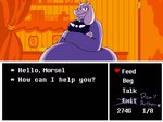 anthro anthro_pred belly big_belly big_breasts breasts burping dialogue fatal_vore female female_pred floppy_ears inside lop_ears mature_anthro mature_female offscreen_character oral_vore solo talking_to_viewer text text_box unseen_prey vore the_hookaloof undertale undertale_(series) toriel boss_monster_(undertale) bovid caprine mammal 2d_animation 4:3 animated digital_media_(artwork) english_text short_playtime subtle_animation