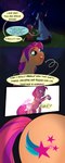 cutie_mark dialogue female green_eyes male night shooting_star star text aztrial hasbro mlp_g5 my_little_pony argyle_starshine_(mlp) sunny_starscout_(mlp) earth_pony equid equine horse mammal pony absurd_res comic english_text hi_res daughter_(lore) father_(lore) father_and_child_(lore) father_and_daughter_(lore) parent_(lore) parent_and_child_(lore) parent_and_daughter_(lore)