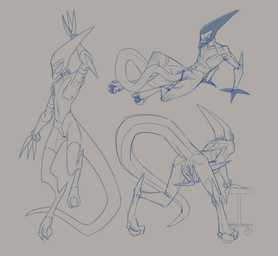 2_toes 3_fingers ankle_spikes anus arm_spikes armor blush blush_lines bracelet butt circuit_markings claws collar digitigrade elbow_spikes feet female fingers flat_chested genitals headgear helmet hidden_face jewelry leaning leaning_forward leaning_on_object long_tail lying markings nipples not_furry on_back prehensile_tail presenting presenting_hindquarters presenting_vulva solo spiked_bracelet spiked_collar spikes spikes_(anatomy) spread_vulva spreading tail toes unusual_anatomy unusual_nipples vulva lumen_fox ben_10 cartoon_network rel_(lumen_fox) alien kineceleran absurd_res hi_res sketch_page