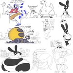 anthro belly big_belly big_butt butt female group huge_belly huge_butt overweight simple_background text thick_thighs white_background thatoneaceguy ant arthropod dinosaur honeypot_ant hymenopteran insect lagomorph lepidopteran leporid mammal mantis moth prehistoric_species rabbit reptile scalie theropod tyrannosaurid tyrannosauroid tyrannosaurus tyrannosaurus_rex 2023 hi_res
