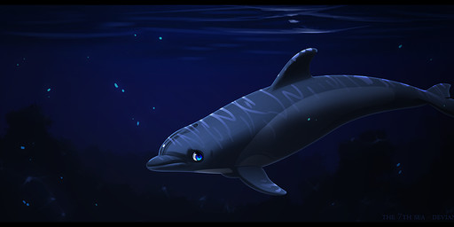 black_bars coral_reef dolphin_tail dorsal_fin feral fin grey_body grey_fin grey_tail male solo tail underwater water the7thsea anthozoan aquatic cetacean cnidarian coral dolphin mammal toothed_whale 2018 letterbox