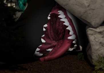 anthro blue_eyes bodily_fluids fangs inviting inviting_viewer macro male mouth_shot open_mouth oral_vore saliva saliva_string sharp_teeth solo teeth throat tongue tongue_out vore peq42 peq_(peq42) nardoragon 3d_(artwork) digital_media_(artwork) hi_res