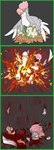 blood bodily_fluids death dismemberment explosion explosives gore grenade snuff weapon littlepinebox nintendo pokemon avian bird generation_9_pokemon pokemon_(species) squawkabilly absurd_res hi_res