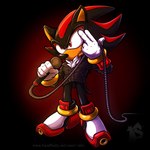 anthro electronics gesture hand_gesture male microphone pointing pointing_at_self rapper rapping shadow solo sito sega sonic_the_hedgehog_(series) shadow_the_hedgehog eulipotyphlan hedgehog mammal 1:1 hi_res