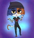 anthro female solo riverxa epic_games fortnite meow_skulls felid feline mammal hi_res