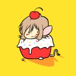 cupcake female food in_food micro on_food simple_background solo momorodent momo_(momorodent) animal_humanoid humanoid mammal mammal_humanoid mouse mouse_humanoid murid murid_humanoid murine murine_humanoid rodent rodent_humanoid 1:1 low_res