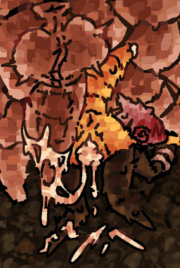 8_legs anthro anthro_on_feral anus balls bell bestiality blush blushing_profusely bodily_fluids butt cum cum_drip cum_from_vagina cum_in_vagina cum_inside cum_on_ground cum_on_own_penis cum_on_penis cum_on_self cum_overflow cum_string dazed dripping duo ejaculation exoskeleton female feral from_behind_position genital_fluids genitals jewelry kneeling leaking_cum male male/female mounting on_leg on_top penis presenting presenting_hindquarters presenting_vulva rear_view sex size_difference sweat vulva scaliescum hollow_knight:_silksong hollow_knight_(franchise) team_cherry bell_beast shakra_(hollow_knight:_silksong) arthropod hi_res