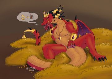 accessory animal_genitalia anthro biped bodily_fluids breasts claws cloaca featureless_breasts female female_anthro finger_claws finger_fetish finger_lick finger_play fingers furgonomic_piercing furgonomics genital_fluids genitals horn horn_jewelry horn_piercing horn_ring jewelry licking looking_at_viewer membrane_(anatomy) membranous_wings necklace piercing red_body ring_(jewelry) solo spread_cloaca spreading tail tail_accessory toe_claws tongue tongue_out vaginal_fluids wings yellow_eyes valrionwrites european_mythology monster_train monster_train_2 mythology lady_gilda dragon mythological_creature mythological_scalie pyreborne scalie western_dragon 2025 digital_media_(artwork) hi_res