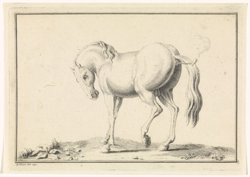 anus backsack balls butt feral genitals grass hooves horseshoe leaf looking_down male male_feral mane object_in_ass plant quadruped raised_hoof side_view simple_background smoke smoking_pipe solo standing tail unguligrade bernard_picart public_domain equid equine horse mammal 1730 18th_century absurd_res ancient_art dated hatching_(art) hi_res monochrome shaded signature traditional_media_(artwork)