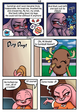 4_fingers anthro antlers blue_body blush clothing dialogue evil_grin eyebrows eyelashes eyes_closed fangs female fingers happy horn loli lying narrowed_eyes on_back on_side seductive smile speech_bubble teeth text tongue young young_anthro soulcentinel cartoon_network the_amazing_world_of_gumball anais_watterson gumball_watterson penny_fitzgerald domestic_cat felid feline felis lagomorph mammal 2023 absurd_res comic digital_media_(artwork) english_text hi_res brother_(lore) brother_and_sister_(lore) sibling_(lore) sister_(lore)