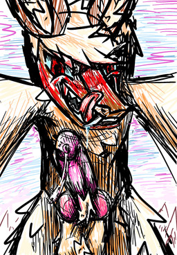 andromorph animal_genitalia animal_penis anthro balls bdsm big_balls big_ears big_penis bodily_fluids bondage bound canine_genitalia canine_penis cum cum_drip day dripping dripping_penis erection evil_grin fangs feral first_person_view fluffy fur genital_fluids genitals hair huge_penis intersex interspecies knot knotted_penis leaking leaking_cum leaking_penis leaking_precum licking licking_lips licking_own_lips looking_at_viewer male male_penetrating nude open_mouth original_race penetration penis pinned pinned_to_ground precum precum_drip red_eyes saliva saliva_drip saliva_string self_lick simple_background smile solo tan_body tan_fur tan_skin teeth tongue tongue_out tuft white_body white_fur blujy canid canine canis mammal 2025 colored digital_drawing_(artwork) digital_media_(artwork) hi_res sketch