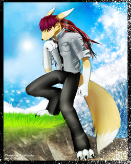 alexzuta anthro canine digimon fox male mammal renamon solo tailszuta
Rating: Safe
Score: 3
User: tailszuta
Date: April 12, 2012