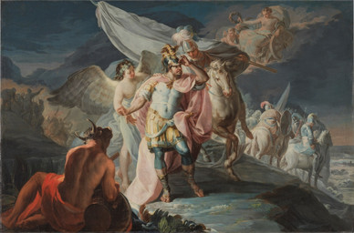 breasts clothed clothing detailed_background eyebrows feathered_wings feathers feet female feral for_a_head group hair horn male muscular nipples realistic short_hair wings francisco_goya european_mythology greek_mythology mythology nike_(mythology) river_po angel animal_humanoid bovid bovid_humanoid bovine bovine_humanoid cattle cattle_humanoid equid equine horse human humanoid mammal mammal_humanoid minotaur winged_humanoid 1771 18th_century ancient_art formal_art hi_res oil_painting_(artwork) painting_(artwork) traditional_media_(artwork) traditional_painting_(artwork)