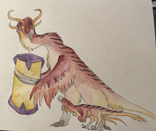 arm_feathers beak black_body black_feathers bubble claws clone container duo feathers feral grey_body grey_scales head_feathers holding_object horizontal_pupils long_claws male markings orange_body orange_feathers pupils red_body red_feathers scales sickle_claw simple_background slime slit_pupils stasis_chamber stasis_tank striped_markings stripes tail tail_feathers tan_body tan_feathers toe_claws walking white_background yellow_eyes al-gay-tor dinosquad valentino_veloci victor_veloci dinosaur dromaeosaurid prehistoric_species reptile scalie therizinosaurid therizinosaurus theropod velociraptor absurd_res hi_res father_(lore) father_and_child_(lore) father_and_son_(lore) parent_(lore) parent_and_child_(lore) parent_and_son_(lore) son_(lore)