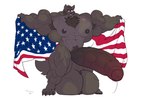 abs american_flag anthro balls big_balls big_muscles big_penis body_hair chest_hair eyewear genitals glasses huge_balls huge_muscles huge_penis hyper hyper_balls hyper_genitalia hyper_muscles hyper_penis looking_at_viewer male muscular pecs penis solo united_states_of_america vein veiny_balls veiny_muscles veiny_penis neonavis wolfy_mclovin_(character) canid canine canis mammal wolf hi_res