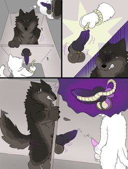 animal_genitalia animal_penis anthro balls bodily_fluids canine_genitalia canine_penis cum duo erection forced fur furgonomic_piercing furgonomics genital_fluids genital_piercing genitals glory_hole infestation knot knotted_glory_hole knotting male male/male nude object_in_urethra parasite penetration penis piercing purple_penis sheath sheath_piercing shocked simple_background snarling stuck stuck_genitals stuck_knot stuck_penis tail urethral urethral_penetration bluemelonsoda mythology kaiseka canid canine canis mammal mythological_canine mythological_creature werecanid werecanine werecreature werewolf wolf worm comic digital_media_(artwork) hi_res