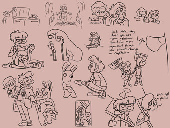 ambiguous_anthro ambiguous_gender annoyed anthro bandage black_eyes bodily_fluids boots bottomwear brown_blanket brown_body brown_boots brown_bottomwear brown_clothing brown_footwear brown_fur brown_hair brown_jacket brown_pants brown_sclera brown_shirt brown_skirt brown_topwear buckteeth closed_frown closed_smile clothed clothed_female clothed_human clothing computer_keyboard container crouching cup dessert doughnut drinking drinking_straw dumpster empty_eyes eye_through_hair featureless_crotch featureless_legs female female_human fishnet_clothing fishnet_shirt fishnet_topwear flat_chested food footwear frown fully_clothed fully_clothed_female fully_clothed_human fur giving_food group hair half-closed_eyes heterochromia holding_bandage holding_doughnut holding_object holding_sign holding_trash_bag jacket larger_ambiguous larger_anthro larger_female larger_human long_ears looking_at_another lying male male_human mitten_hands mouth_closed narrowed_eyes nervous nervous_smile nervous_sweat no_pupils noseless nude_ambiguous nude_anthro on_back open_clothing open_jacket open_topwear pants pastry picket_sign piercing puckered_lips red_tongue ring_piercing safety_pin shaved_sides shirt shoes short_hair short_legs sign simple_background sitting size_difference skirt smaller_anthro smaller_female smaller_human smile smiling_at_another sweat t-shirt talking_to_another teeth text tongue topwear translucent translucent_hair trash unimpressed insertthenewblhere rabbids_invasion_(series) raving_rabbids rayman_(series) ubisoft alice_gassman emanual fan_character jess_gassman human lagomorph mammal rabbid 2024 4:3 digital_drawing_(artwork) digital_media_(artwork) english_description english_text flat_colors hi_res multiple_images sibling_(lore) sister_(lore) sisters_(lore) trans_(lore) trans_woman_(lore)