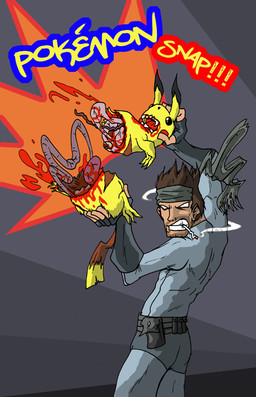 bandanna blood cigarette clenched_teeth dead death disembowelment fangs gore grotesque_death guts human humor intestines konami liver looking_at_viewer lung male mammal metal_gear metal_gear_solid nintendo parody pikachu pokémon pokémon_snap simple_background smoke smoking snap solid_snake super_smash_bros teeth video_games violence white_eyes
Rating: Explicit
Score: 5
User: lalalalala
Date: April 18, 2010 bandanna blood cigarette clenched_teeth dead death disembowelment fangs gore grotesque_death guts human humor intestines konami liver looking_at_viewer lung male mammal metal_gear metal_gear_solid nintendo parody pikachu pokémon pokémon_snap simple_background smoke smoking snap solid_snake super_smash_bros teeth video_games violence white_eyes
Rating: Explicit
Score: 5
User: lalalalala
Date: April 18, 2010