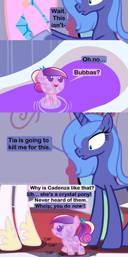 bath blue_eyes blue_hair bottle container dialogue duo feathered_wings feathers female hair horn liquid multicolored_hair ponytail purple_eyes text water wings young beavernator friendship_is_magic hasbro my_little_pony mythology princess_cadance_(mlp) princess_celestia_(mlp) princess_luna_(mlp) equid equine mammal mythological_creature mythological_equine pegasus winged_unicorn 2014 absurd_res comic english_text hi_res long_image tall_image