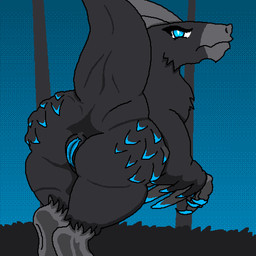 angry blue_background blue_body blue_claws blue_eyes blue_feathers blue_vulva butt claws feather_hair feathers female feral forest forest_background frown genitals gradient_background nature nature_background plant presenting presenting_hindquarters presenting_vulva pseudo_hair shrub simple_background solo tree vulva therealmessyroomguy1 lumina_(therealmessyroomguy1) dinosaur dromaeosaurid feathered_dinosaur feathered_scalie prehistoric_species reptile saurischian scalie theropod 1:1 digital_media_(artwork) pixel_(artwork)