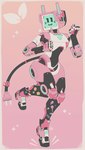 5_fingers :3 ambiguous_gender cable female fingers jumping machine pink_body pose robotic solo sticker auveiss robot 2025 absurd_res digital_media_(artwork) hi_res