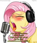 ahegao blush bodily_fluids chop_suey_(system_of_a_down_song) dripping drooling electronics english_text equid equine eyebrows eyes_closed female fluttershy_(mlp) friendship_is_magic hair hasbro headphones horse looking_pleasured lyrics mammal meme microphone my_little_pony pink_hair pony raised_inner_eyebrows saliva saliva_drip simple_background singing solo sorc suggestive sweat system_of_a_down text third-party_edit wings