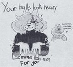 :3 anthro clothing eyelashes eyewear glasses looking_at_viewer male mischevious offering_help one_eye_obstructed solo sweater text topwear shizumoh andy_(shizumoh) arctic_fox canid canine fox mammal true_fox 2025 english_text greyscale halftone meme monochrome trans_(lore) trans_man_(lore)