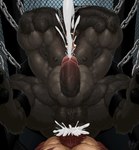 2022 abdominal_bulge abs absurd_res anal anal_penetration ankle_cuffs anthro anus arm_above_head arm_hair arm_tuft armpit_hair balls bdsm biceps big_fangs biped black_penis blush bodily_fluids body_hair bondage bound butt canid canine canis chain cheek_tuft chest_hair cuff_(restraint) cum cum_in_ass cum_inflation cum_inside cumshot digital_media_(artwork) digitigrade disembodied_penis drooling duo ejaculation elbow_tuft erection facial_hair facial_tuft fangs feet fur genital_fluids genitals glans grey_body grey_fur hair hairy hairy_legs handcuffs happy_trail hi_res hindpaw humanoid_genitalia humanoid_penis inflation knotting kouya_wulfhardt leather leather_cuffs leg_hair lips lower_lip lying male male/male male_penetrated male_penetrating male_penetrating_male male_presenting mammal metal_cuffs muscular muscular_anthro muscular_bottom muscular_male muscular_sub mythological_canine mythological_creature mythology navel nipples nude offscreen_character open_mouth open_smile orgasm pawpads paws pecs penetration penile penis pink_glans presenting presenting_anus pubes restraints saliva scar sex sex_swing shackles smile submissive submissive_male teeth teeth_showing thick_lips titandraugen toes tongue tongue_out tuft vein veiny_penis werecanid werecanine werecreature werewolf wide_eyed wolf wrist_cuffs yellow_eyes