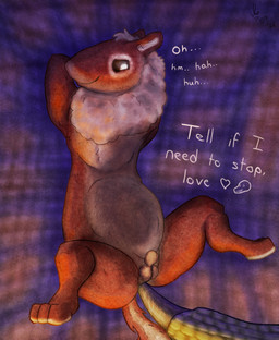 ambiguous_gender anal anal_fingering animal_genitalia anthro balls bed bed_covers bed_sheet bedding bedding_background belly_hair bent_legs body_hair butt chest_fur chest_tuft claws duo ears_up evening feral fingering fur furniture genitals hands_behind_back hands_behind_head head_tuft male multicolored_body narrowed_eyes navel neck_tuft organs paws penetration raised_leg scales sheath smile spread_legs spreading stomach tail tuft keli_kameks the_nature_of_predators arxur_(the_nature_of_predators) dossur_(the_nature_of_predators) mammal reptile rodent scalie sciurid hi_res