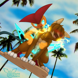 ahegao bangs beach blush cloud disembodied_penis doggystyle electricity electrostimulation female floating_hands from_behind_position genitals glowing glowing_eyes looking_pleasured male male/female palm_tree penetration penis plant sex sky sparks teats tree vaginal vaginal_penetration vulva albinoraynedeer nintendo pokemon bonnie_the_raichu donut_(donut) fan_character alolan_form alolan_raichu generation_4_pokemon generation_5_pokemon generation_7_pokemon hybrid legendary_pokemon pokemon_(species) regional_form_(pokemon) rotom shiny_pokemon victini 1:1 absurd_res hi_res