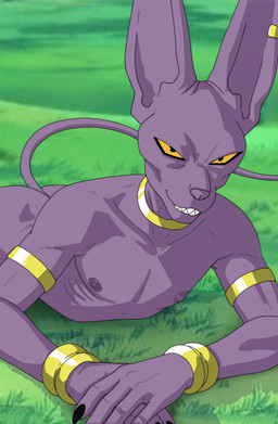 5_fingers anthro areola armlet butt claws darkened_nipples ear_piercing fingers jewelry looking_at_viewer male neck_ring nipples nude nude_anthro nude_male outside piercing pupils purple_body purple_nipples purple_nose smile smirk solo tail tear_trough yellow_sclera zimakum dragon_ball dragon_ball_super beerus domestic_cat felid feline felis mammal absurd_res digital_drawing_(artwork) digital_media_(artwork) hi_res