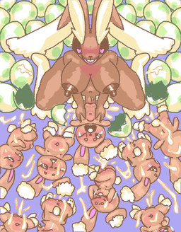 adult_on_baby adult_on_young age_difference anthro anthro_on_anthro anthro_penetrated anthro_penetrating anthro_penetrating_anthro anus big_breasts bodily_fluids breasts breeding_spree cum cum_in_vagina cum_inflation cum_inside cum_on_ground egg eggshell female female_anthro female_penetrated forced from_front_position genital_fluids genitals group gynomorph gynomorph/female gynomorph_anthro gynomorph_penetrating gynomorph_penetrating_female inflation intersex intersex/female intersex_anthro intersex_penetrating intersex_penetrating_female large_group lying missionary_position neonate nipples on_back on_front one_after_another penetration penile penile_penetration penis penis_in_vagina pokemon_egg rape sex size_difference tears vaginal vaginal_penetration vulva young young_anthro young_female sneakydickey nintendo pokemon buneary generation_4_pokemon lopunny pokemon_(species) 2026 digital_media_(artwork) hi_res